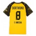 Borussia Dortmund Felix Nmecha #8 Hjemmedrakt Dame 2025-26 Korte ermer Borussia Dortmund Felix Nmecha #8 Hjemmedrakt Dame 2025-26 Korte ermer